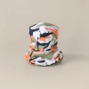 Red, blue and black camouflage knitted warm neck cover, suitable for both men and women, sports windproof neck protection details Picture